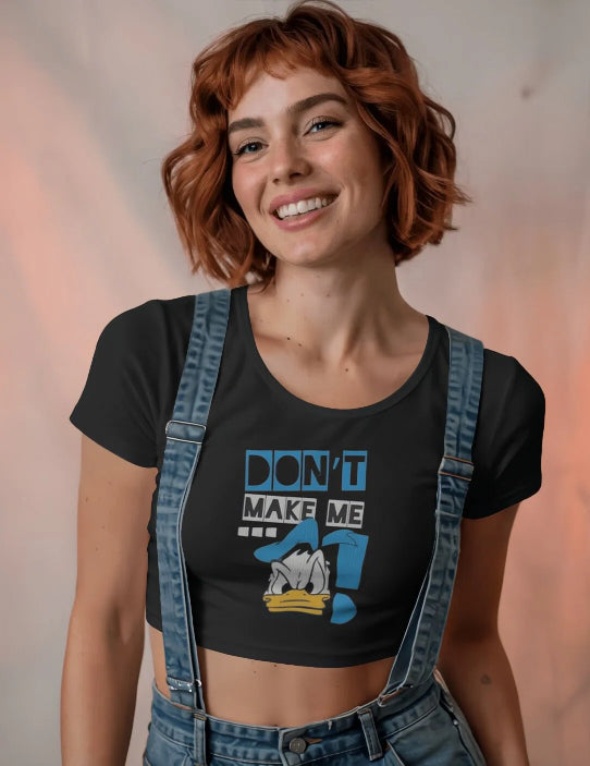 Disney Donald Duck Mood [Black Baby T-shirt]