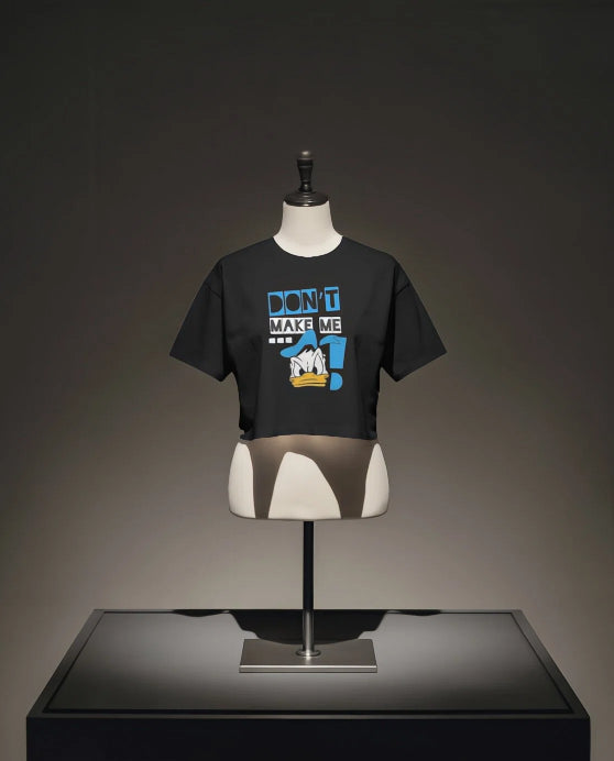 Disney Donald Duck Mood [Black Baby T-shirt]