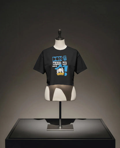 Disney Donald Duck Mood [Black Baby T-shirt]