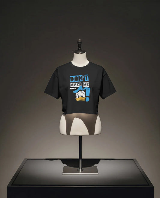 Disney Donald Duck Mood [Black Baby T-shirt]