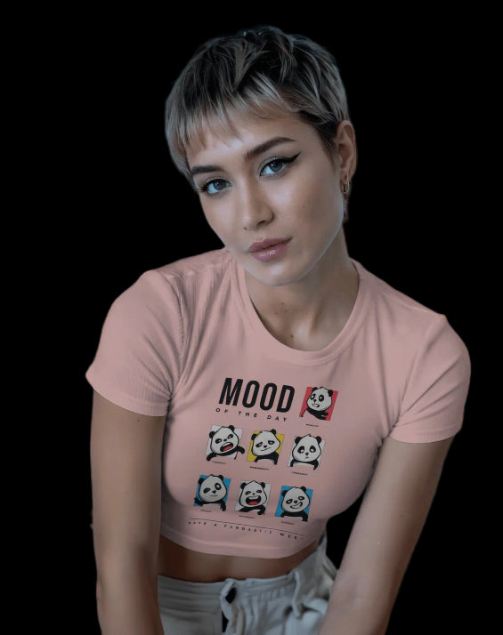 Cute Panda Mood [White,Lightpink,Lavender  Baby T-shirt]