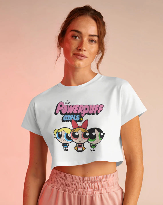 Cute Powerpuff Girls [white,Babypink,Lavender Baby T-shirt]