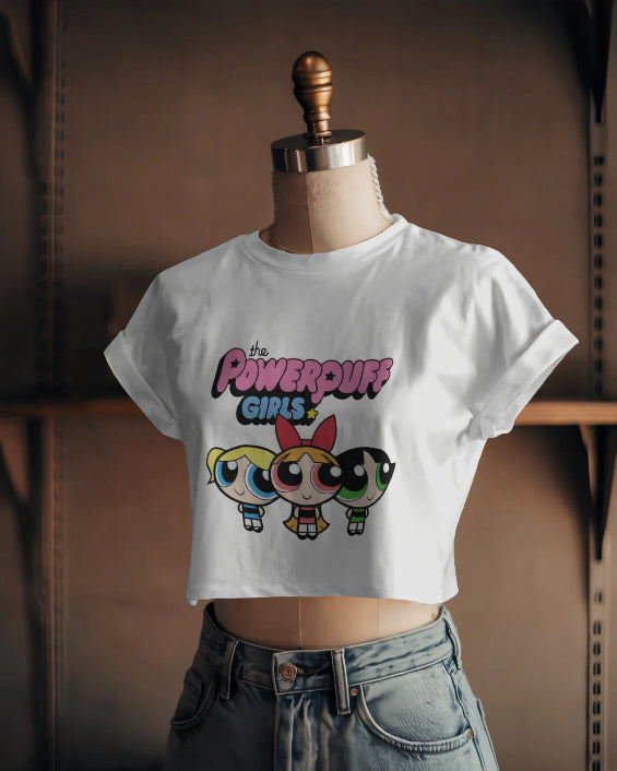 Cute Powerpuff Girls [white,Babypink,Lavender Baby T-shirt]