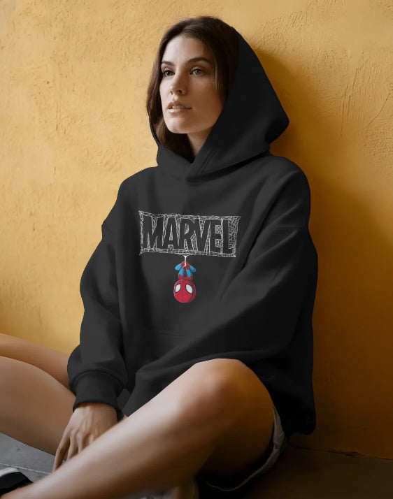 Unisex regular fit Marvel [Black T-Shirt]