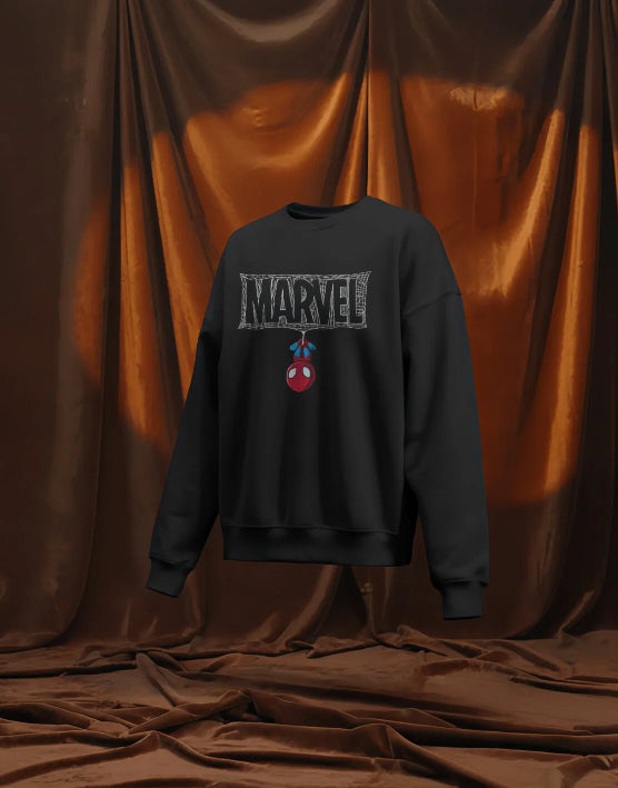 Unisex regular fit Marvel [ Black Sweatshirt]